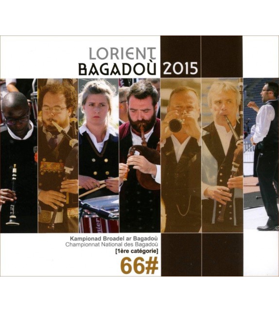 CD DVD CHAMPIONNAT DES BAGADOU LORIENT 2015 - 3 cds - 1 dvd