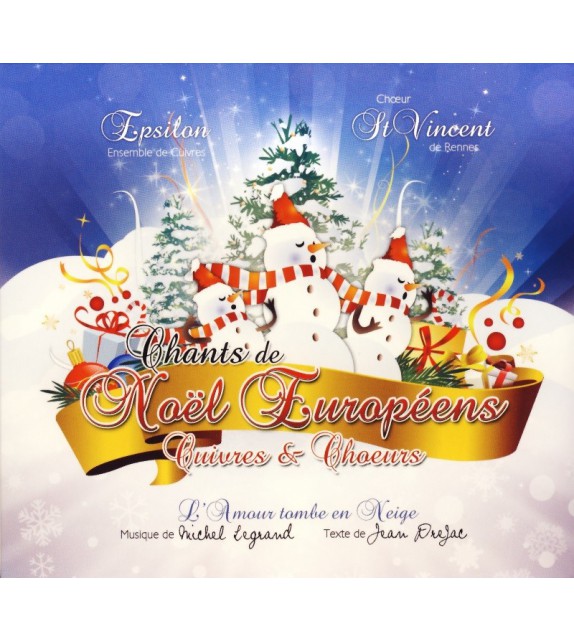 CD EPSILON ET CHOEUR DE SAINT-VINCENT - Chants de Noël européens