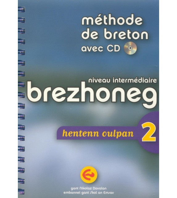 Méthode de breton (intermédiaire) BREZHONEG HENTENN OULPAN 2