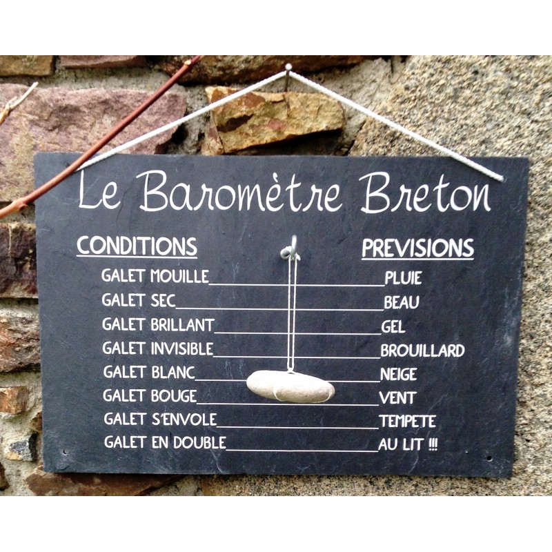 Le baromètre breton - Idée cadeau -