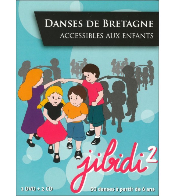 DVD JIBIDI 2 - DANSES DE BRETAGNE ACCESSIBLES AUX ENFANTS