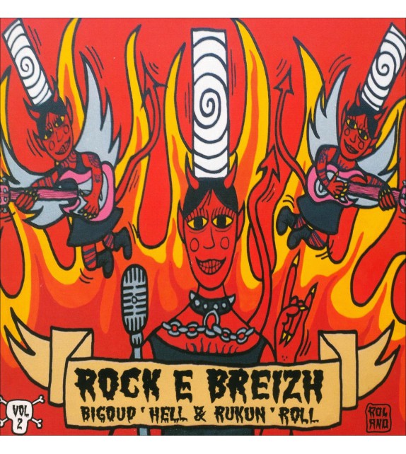 CD ROCK E BREIZH - Bigoud'Hell & Rukun'Roll