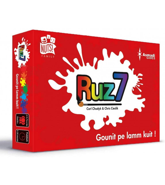 JEU DE CARTES "RUZ 7" - en breton