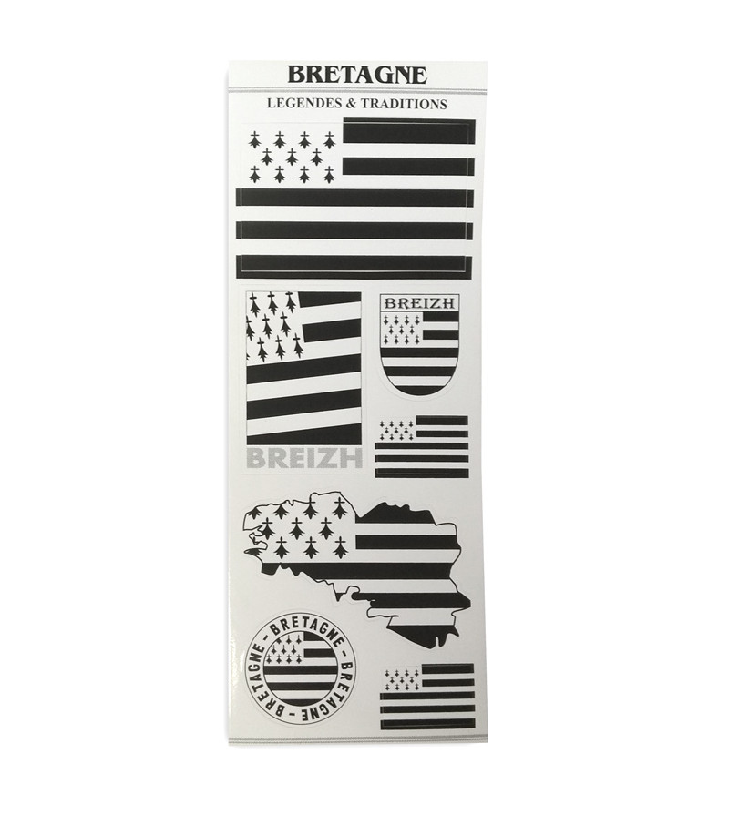 Stickers drapeau Breton - Historique / Monuments - Destock-Stickers