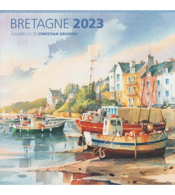 CALENDRIER 2022 - Bretagne, Aquarelles de Christian Graniou