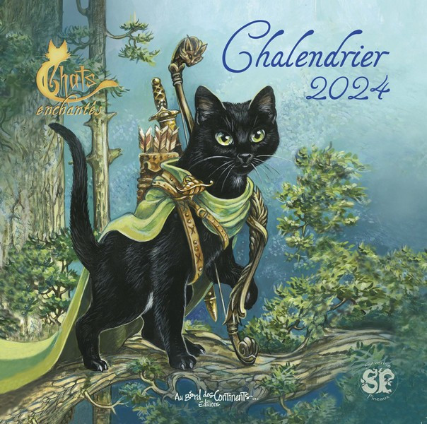 Chalendrier 2024 - Calendrier des Chats enchantés Séverine Pineaux, Au Bord  Des Continents