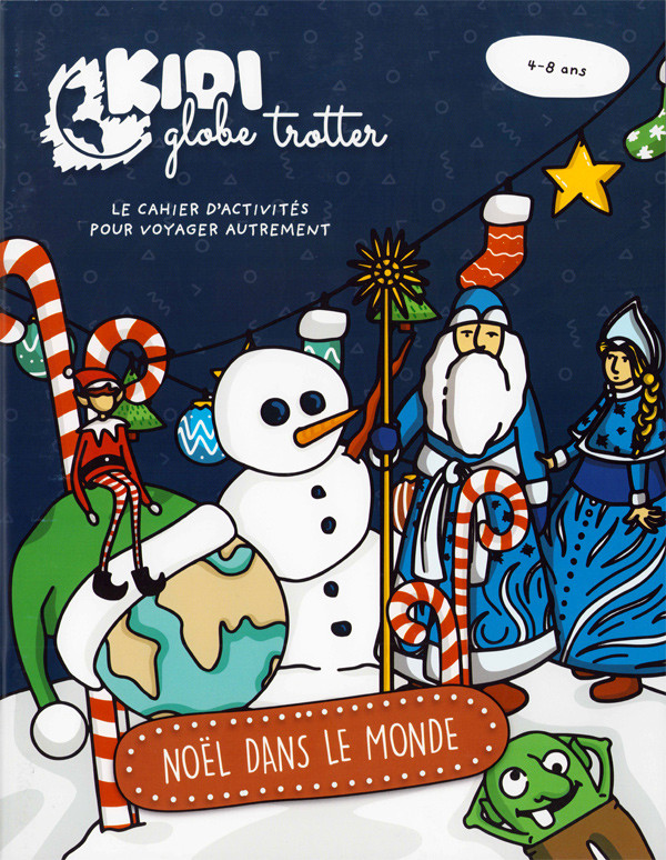 Noël dans le monde, Cahier d'activités 4-8 ans - Kidi GlobeTrotter